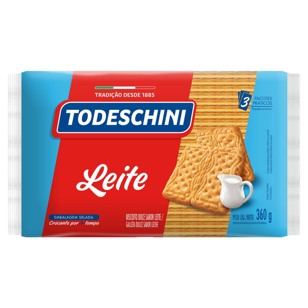 Biscoito Todeschini 360g - Leite