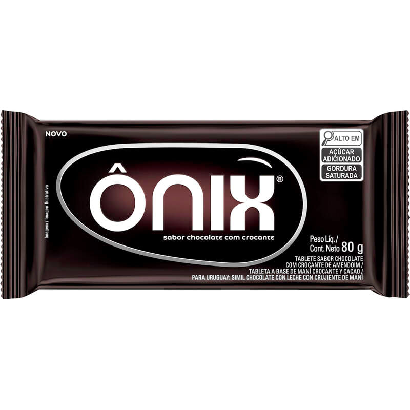 Chocolate Garoto Ônix 80g