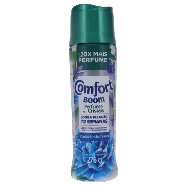 Amaciante Concentrado Comfort Boom 275g - Frescor - Perfume em Cristais