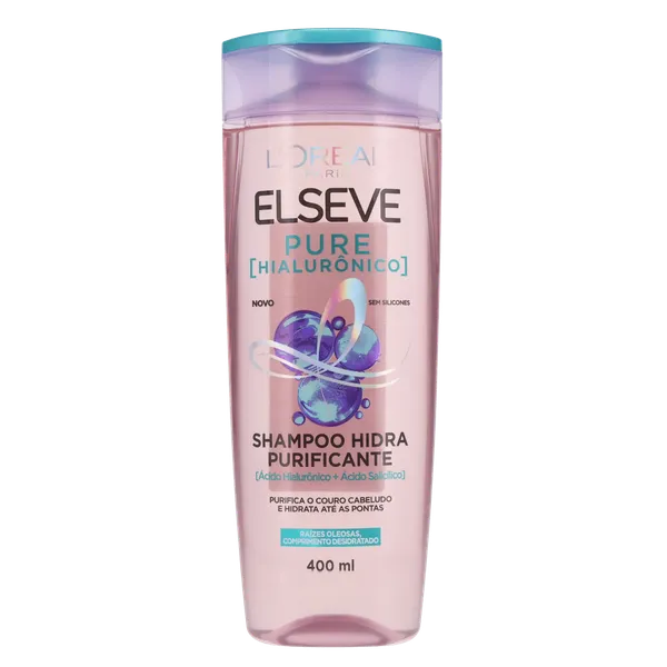 Shampoo Elseve 400ml - Pure Hialurônico