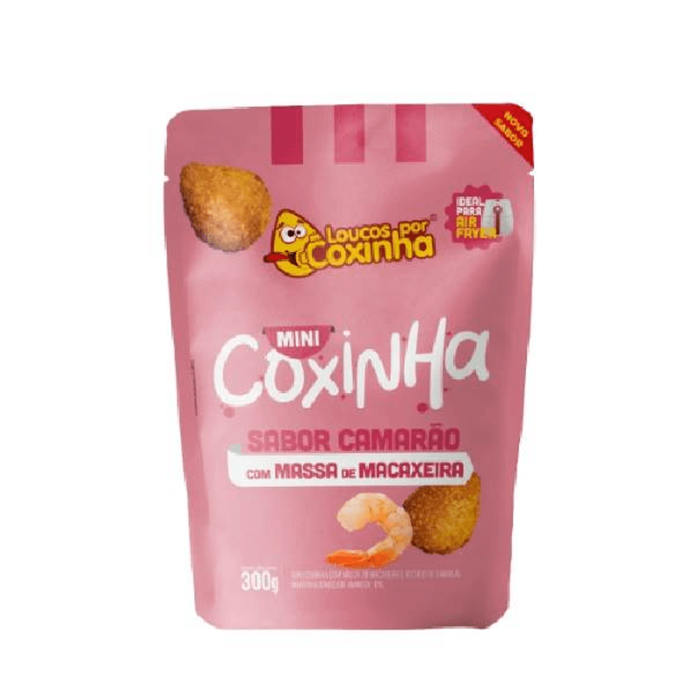 Mini Coxinha de Camarão Loucos por Coxinha 300g
