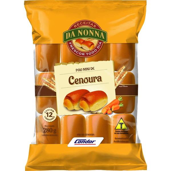 Pão da Nonna 280g - Cenoura