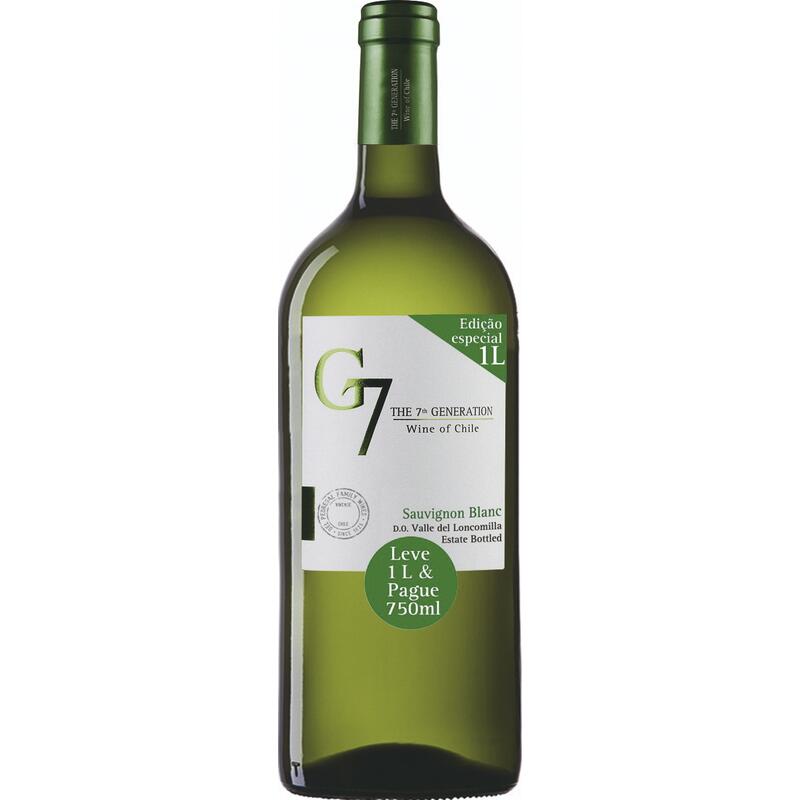 Vinho Chileno G7 Sauvignon blanc 1L