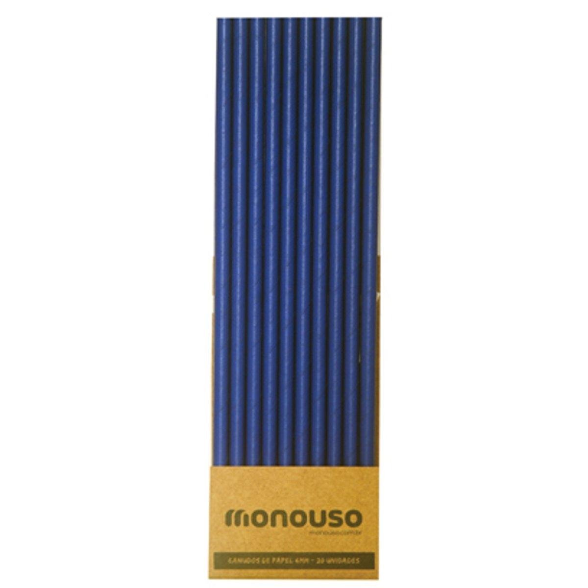 Canudo de Papel 6mm Cores