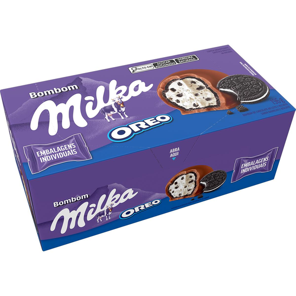 Bombom Milka 196g - Oreo