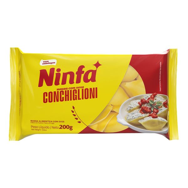 Massa com Ovos Ninfa 200g - Conchiglione