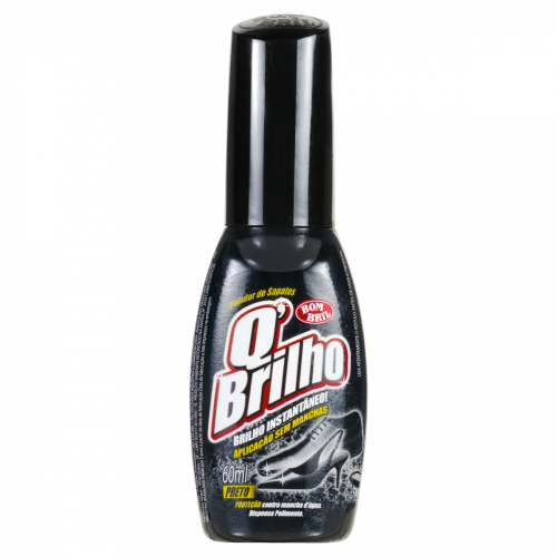 Cera De Sapato Q`brilho Líquido Preto 60ml
