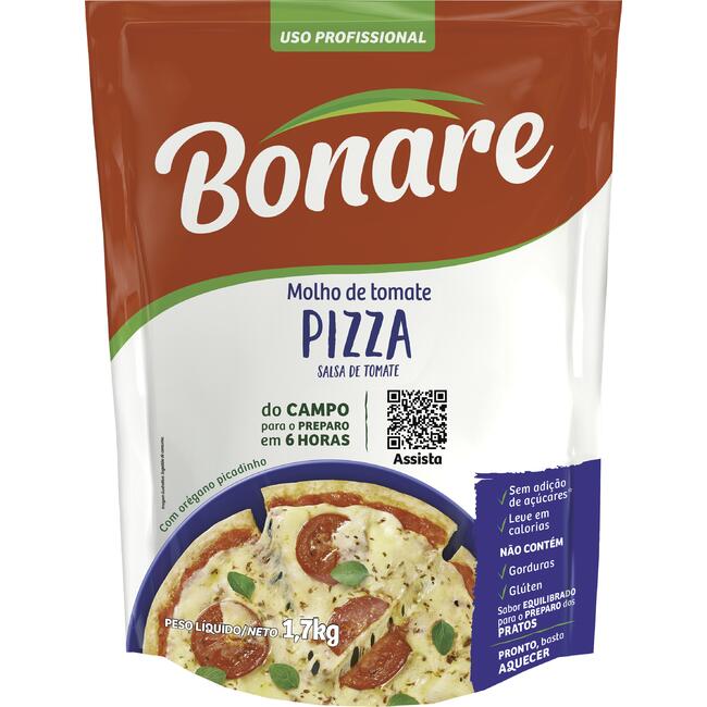 Molho de Tomate Bonare Pizza 1,7kg
