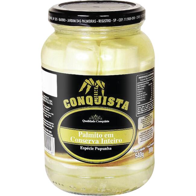 Palmito Pupunha Conquista Inteiro 300g