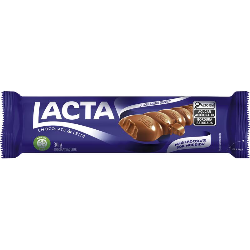 Chocolate Lacta Ao Leite 34g