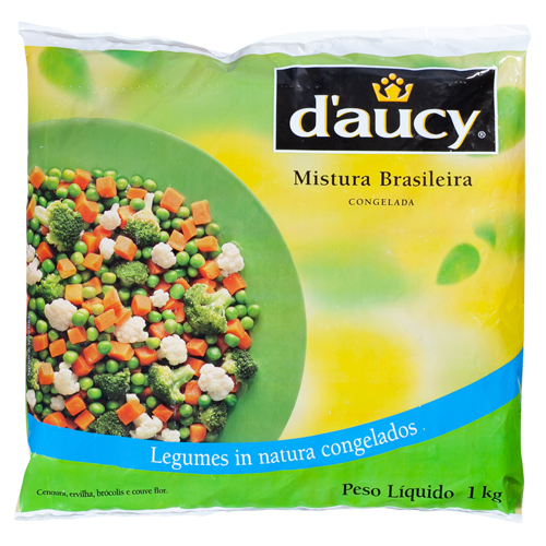 Mistura Brasileira Congelada 4 Legumes Daucy 1kg