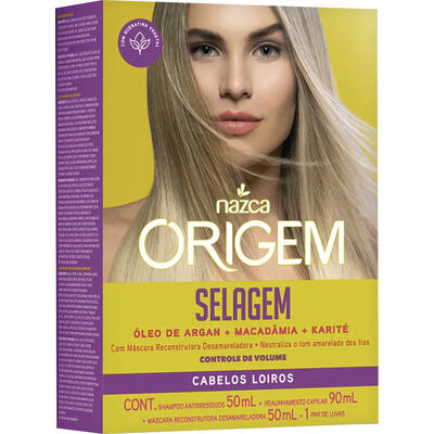 Kit Selagem Origem Cabelos Loiros 1 kit