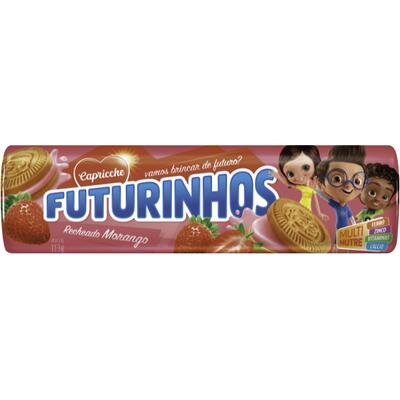 Biscoito Recheado Futurinhos Morango 113g