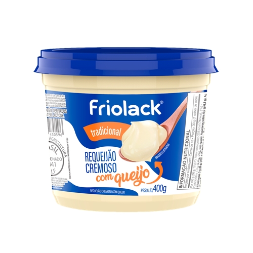 Requeijão Cremoso Friolack Com Queijo 400g