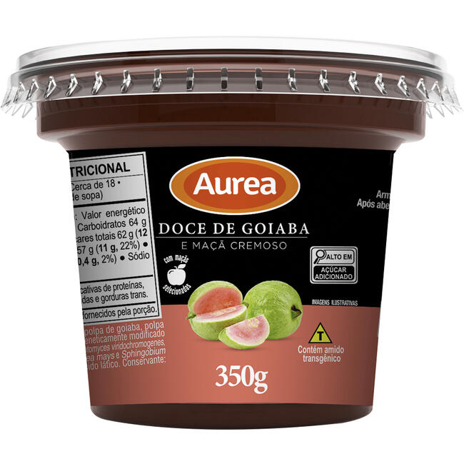 Doce Cremoso Aurea Goiaba 350g