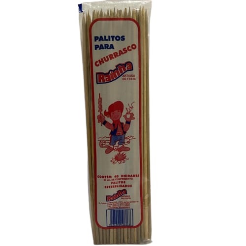 Palito P/churrasco Rainha Bambu C/4