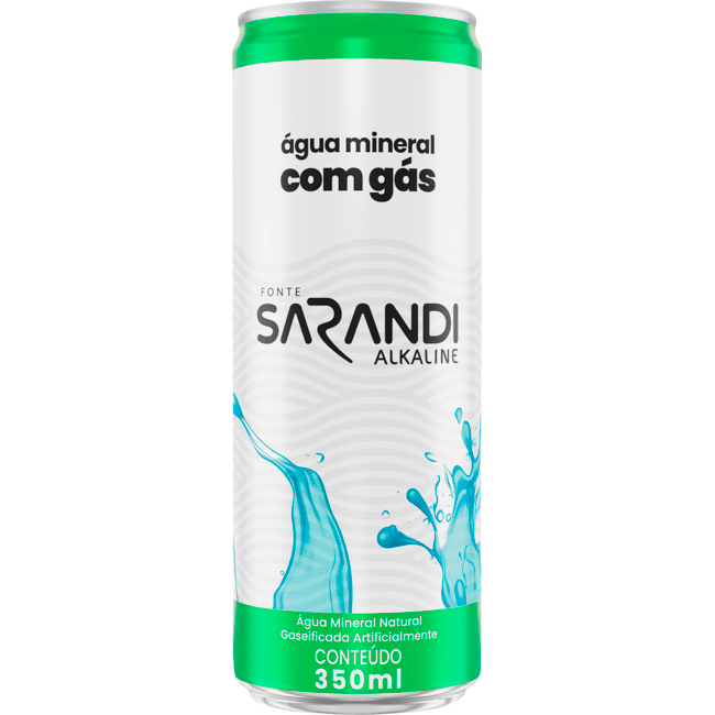 Água Mineral Alkaline Com gás 350ml