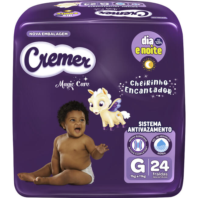 Fralda Descartável Cremer Disney Prática - G 24 un
