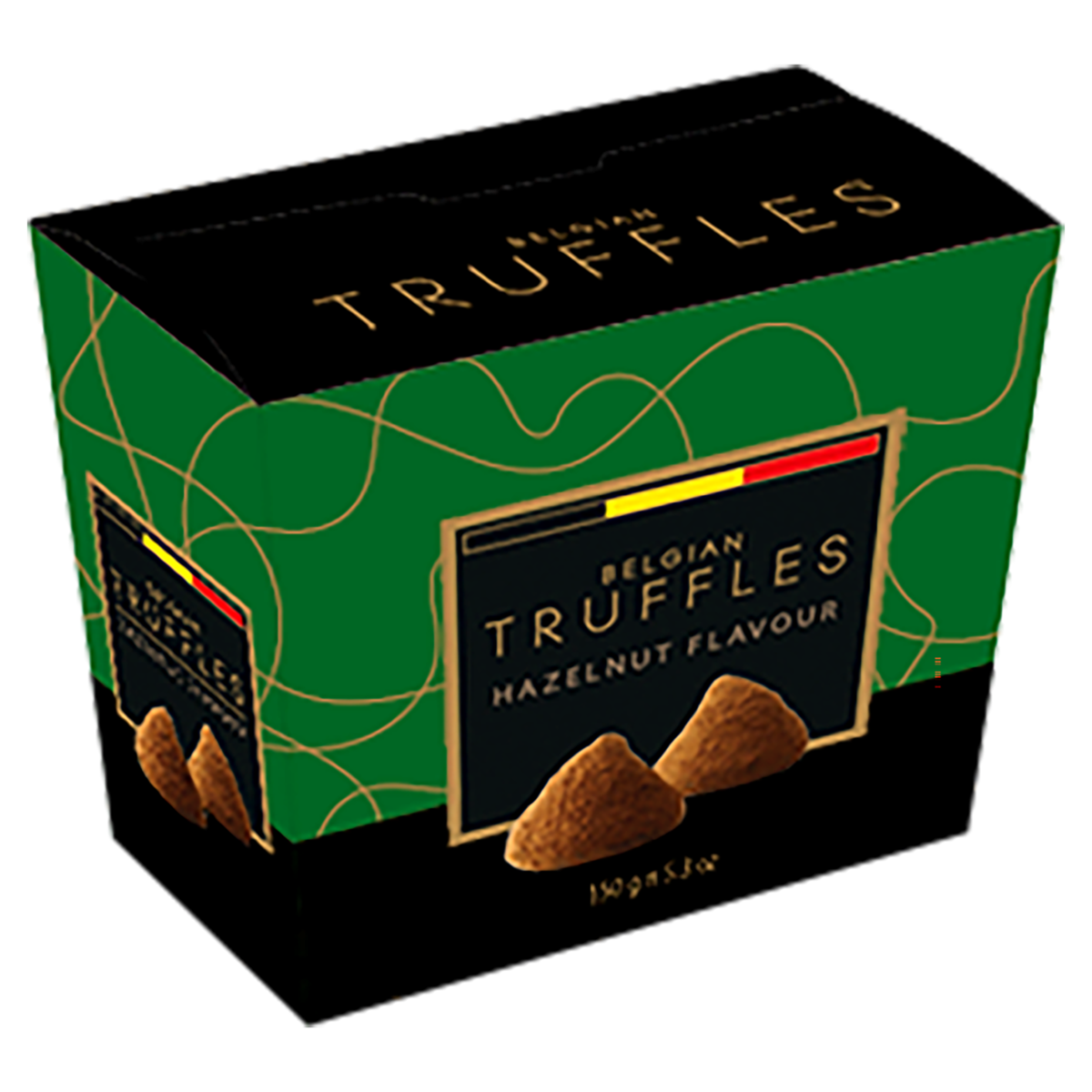 Trufa de Chocolate Belga com Pó de Cacau Avelã Belgian Caixa 150g