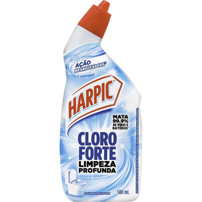 Harpic Cloro Forte Desinfetante Sanitário com Cloro Ativo 500ml