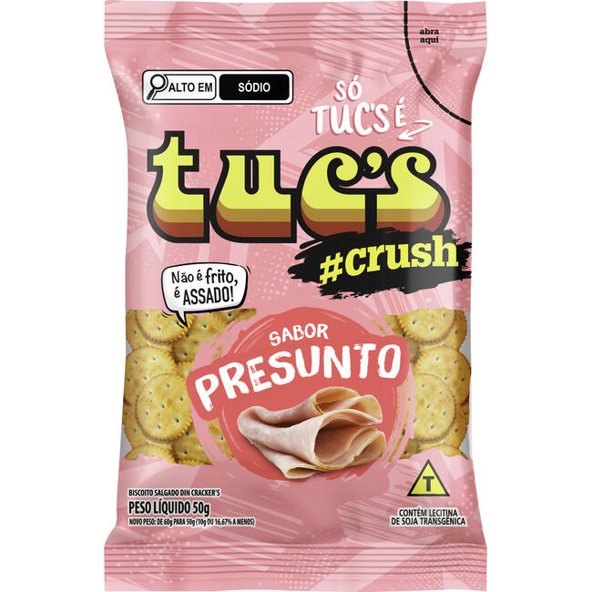 Biscoito Crush Tuc's Presunto 50g