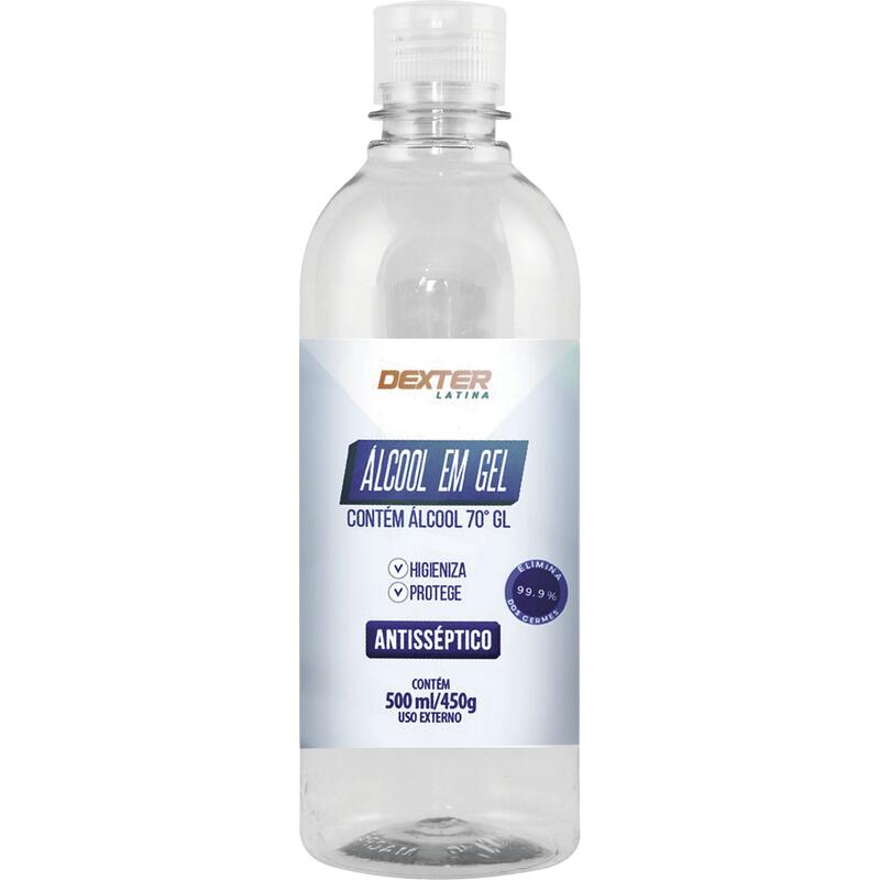Álcool em Gel Antisséptico Dexter 70° INPM 450g