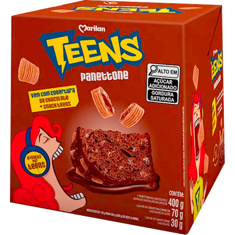 Panettone Marilan Teens Chocolate 400g