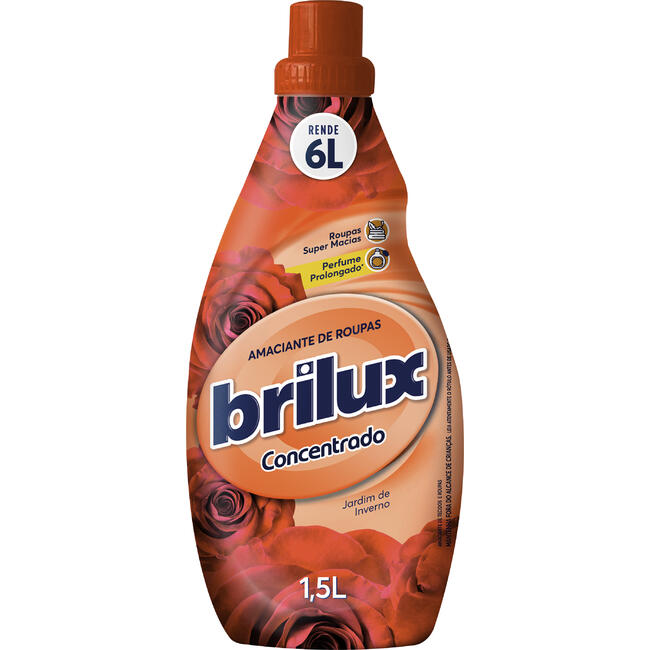 Amaciante de Roupas Concentrado Brilux Inverno 1,5L