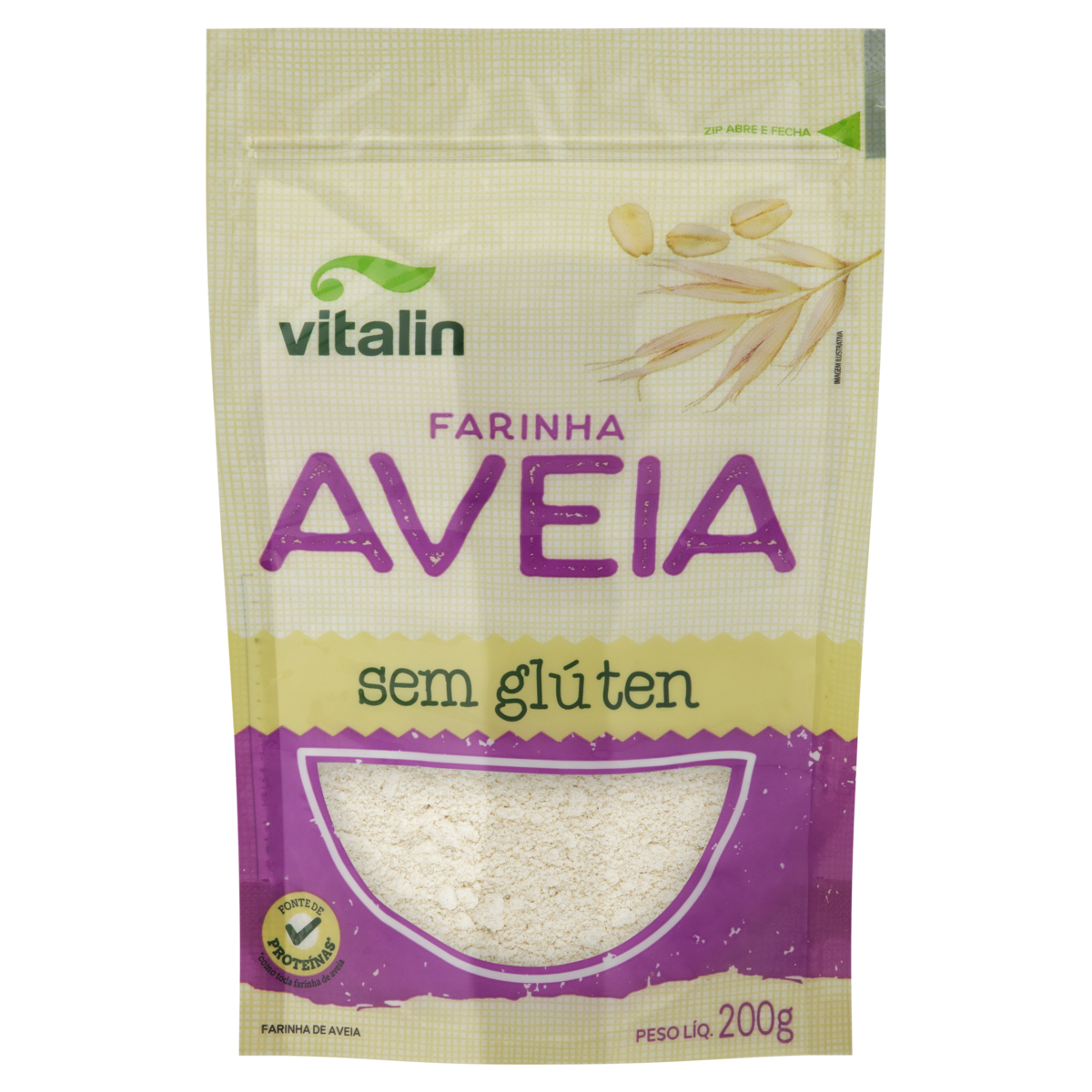 Aveia Vitalin Farinha Integral 200g