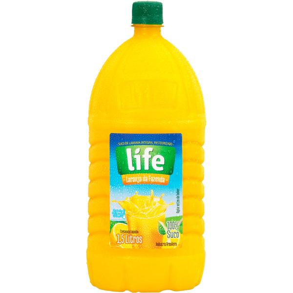 Suco Life 1,5 Litro - Laranja - Integral