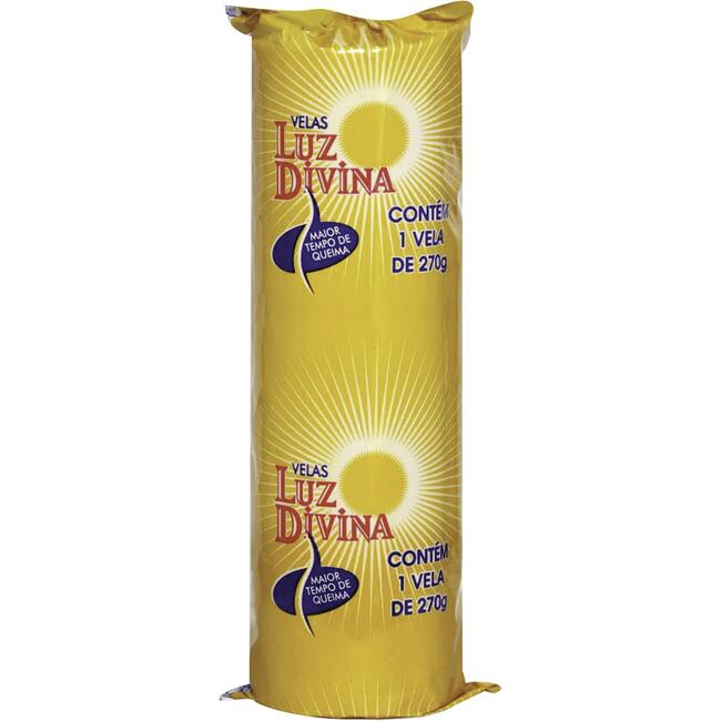Vela Guanabara Luz Divina Amarela - 270g un