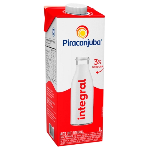 Leite Piracanjuba Integral 1l