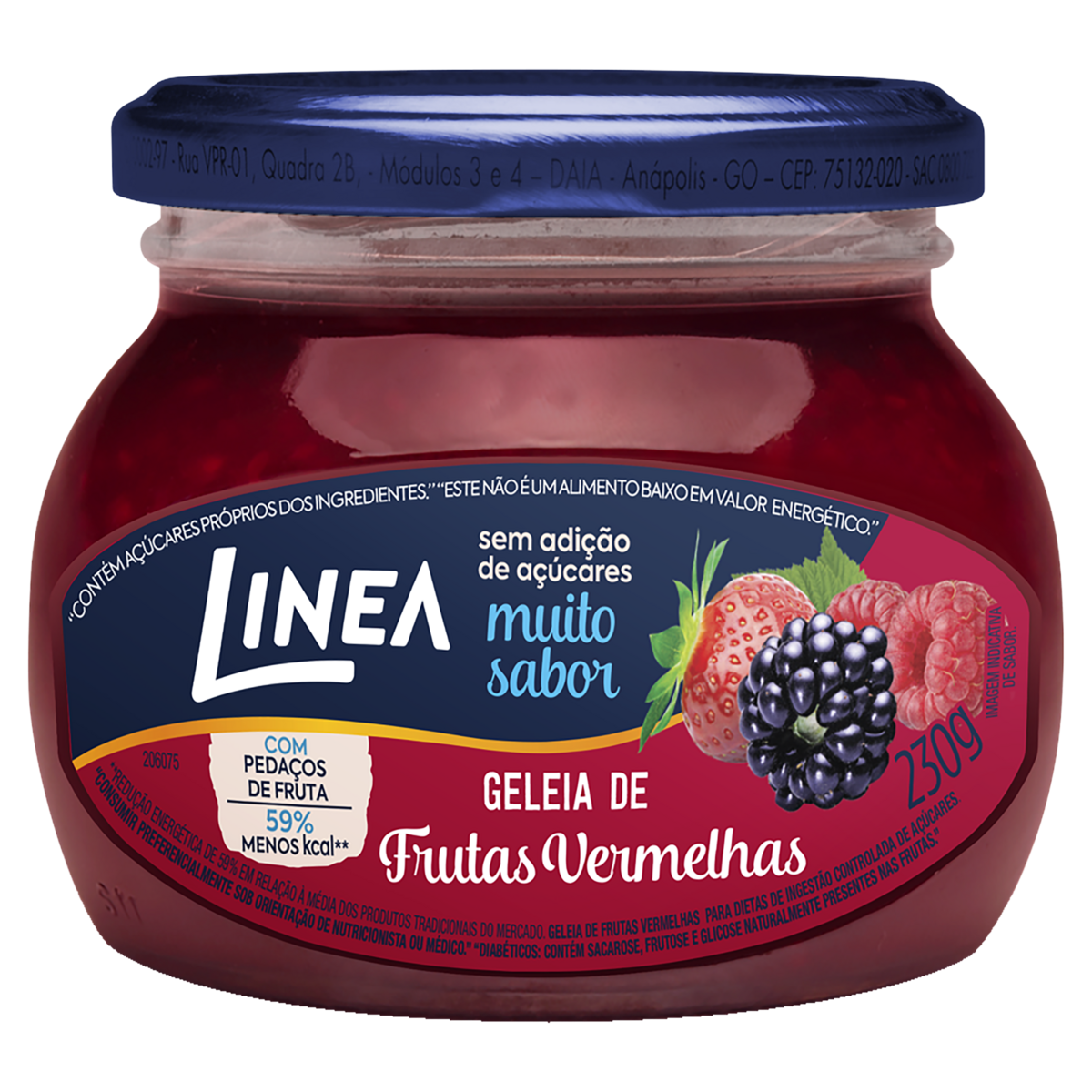 Geleia Frutas Vermelhas Linea Vidro 230g