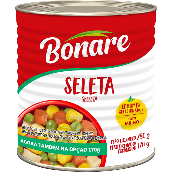 Seleta de Legumes Bonare 170g - Lata