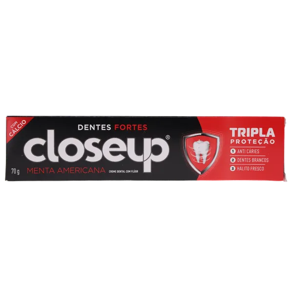 Creme Dental Closeup 70g - Triple - Menta Americana