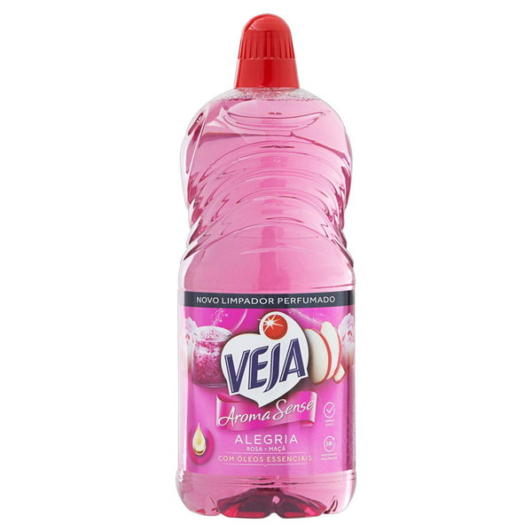 Limpador Perfumado VEJA Aroma Sense Alegria 2L com óleos essenciais