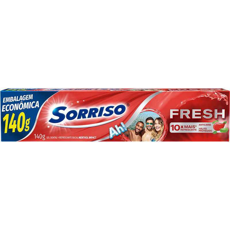 Creme Dental Sorriso Fresh Menthol 140g