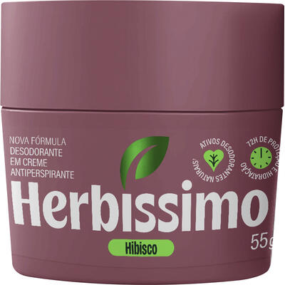 Desodorante HERBÍSSIMO Bio Protect Hibisco Creme 55g