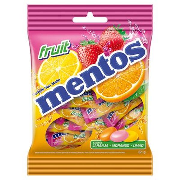 BALA MENTOS FRUIT 62G