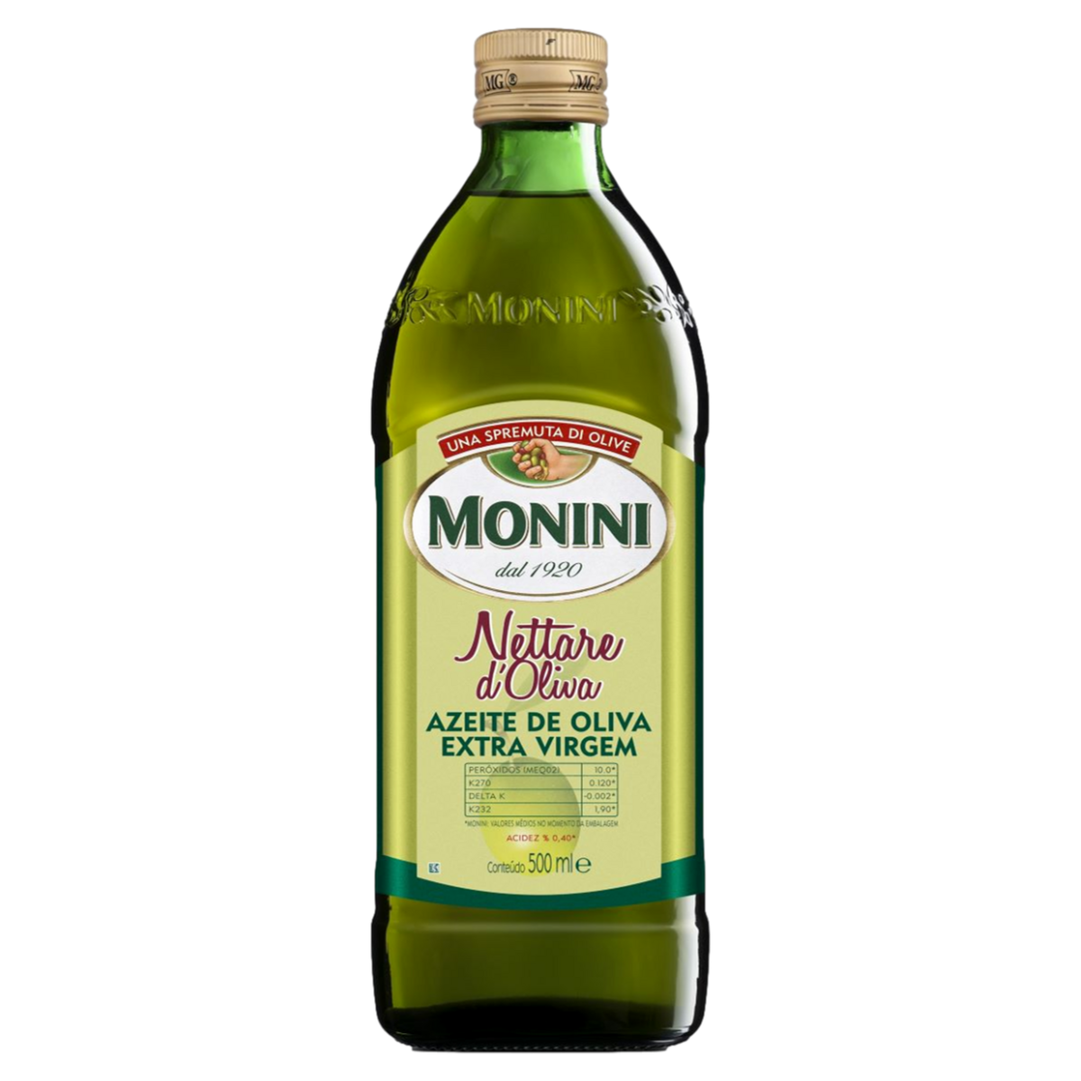 Azeite de Oliva MONINI Extra Virgem Néctar de Oliva 500ml