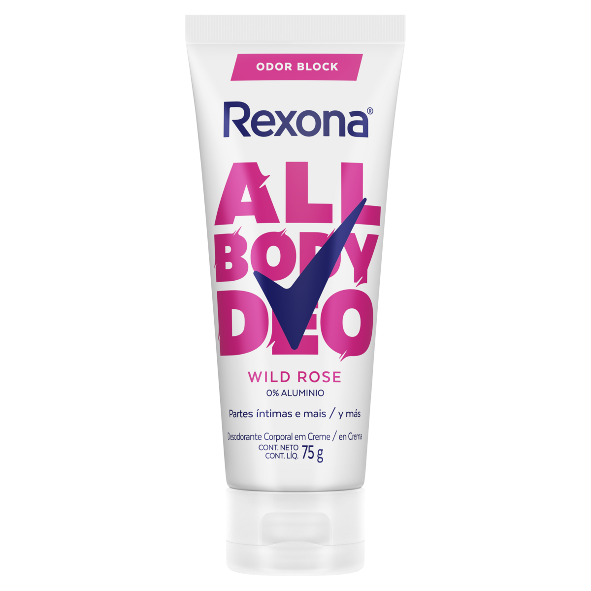 Desodorante Creme Rexona All Body Deo Wild Rose 75g