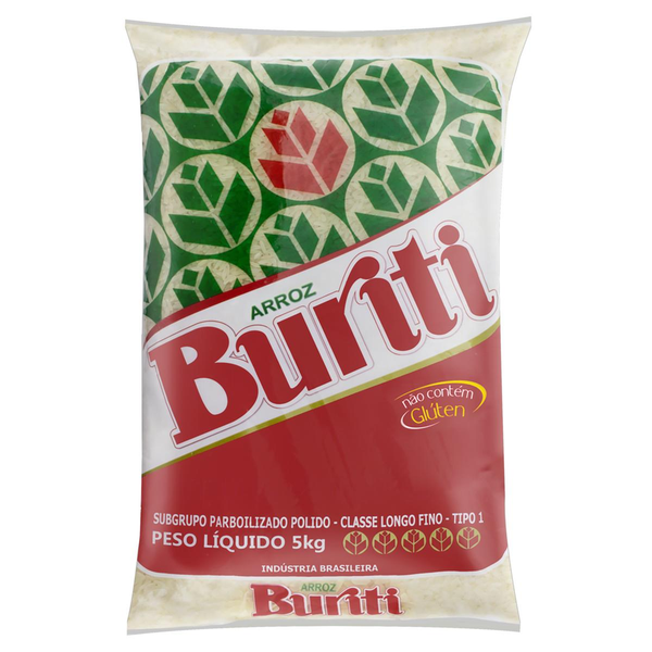 Arroz Buriti 5kg - Parboilizado