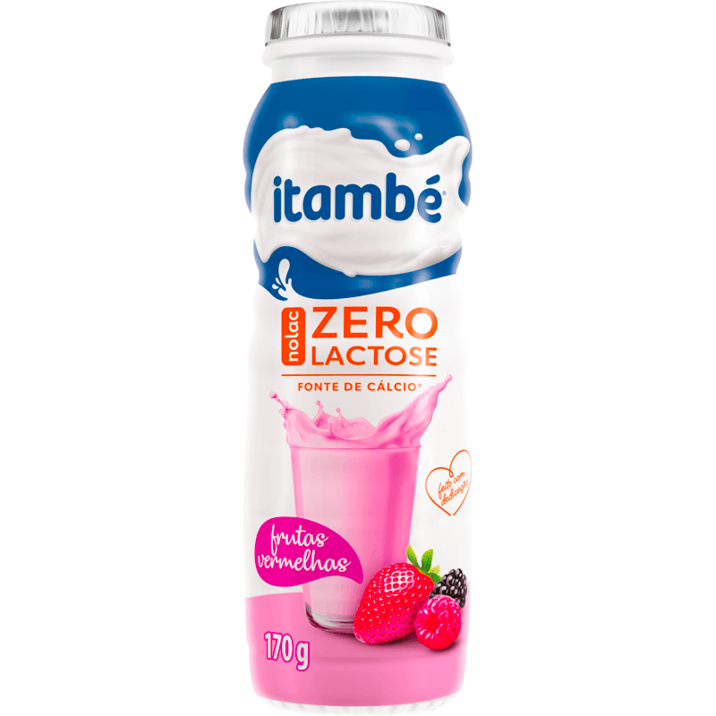 Iogurte Líquido Itambé Nolac Frutas Vermelhas 170g