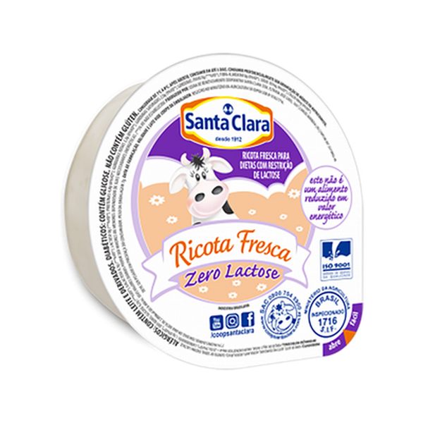 Ricota Santa Clara Zero Lactose Kg