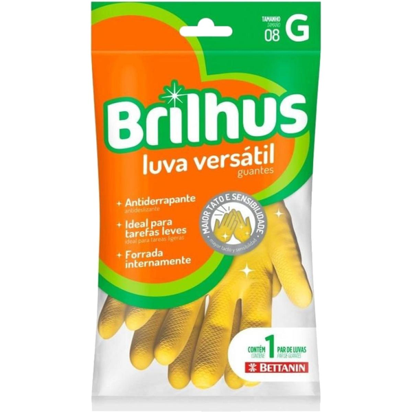 Luva Brilhus Tam. G - Multiuso