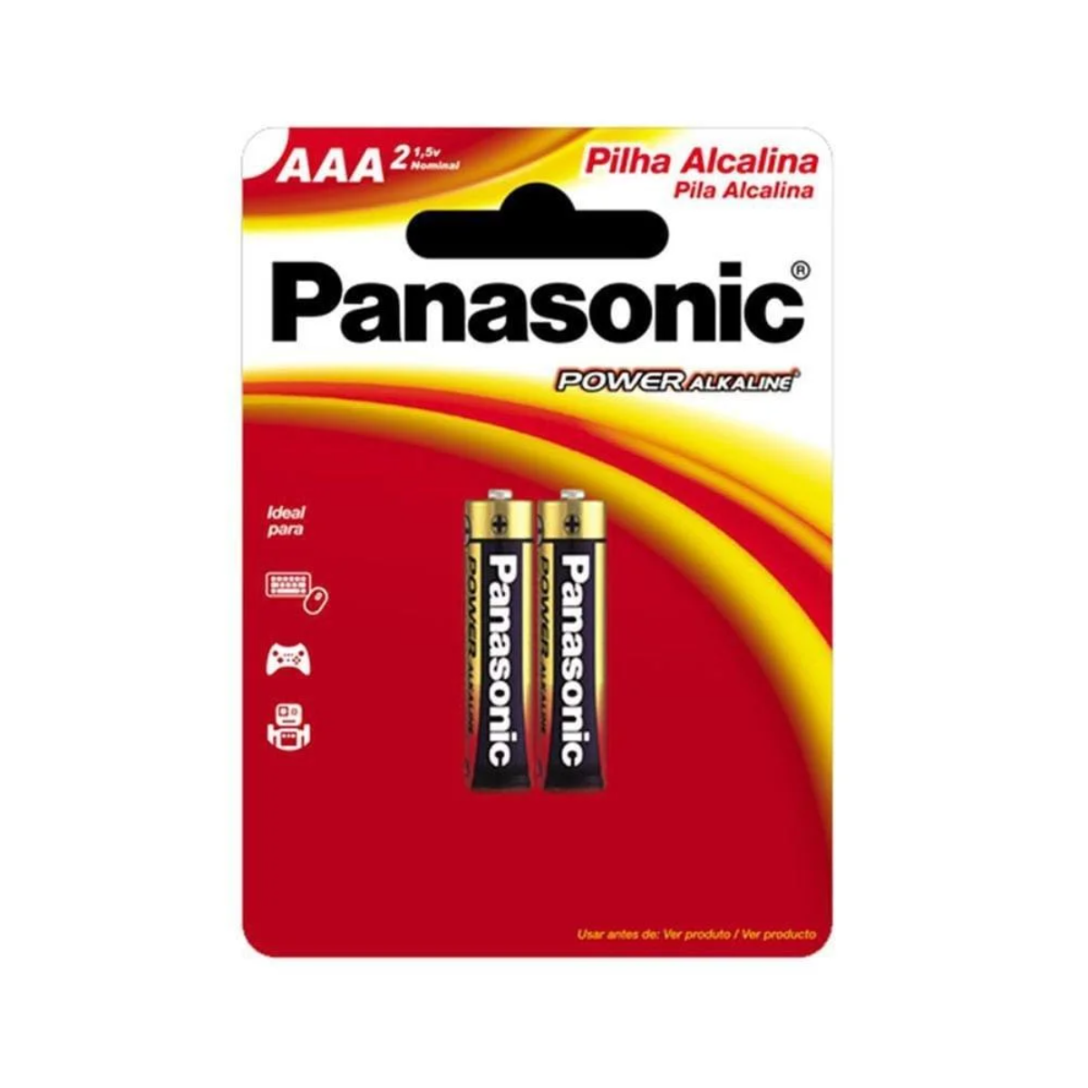 Pilha Alcalina AAA com 2 - Panasonic