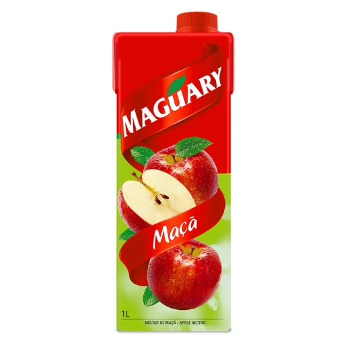 Refresco Adoçado Maçã Maguary Caixa 1L