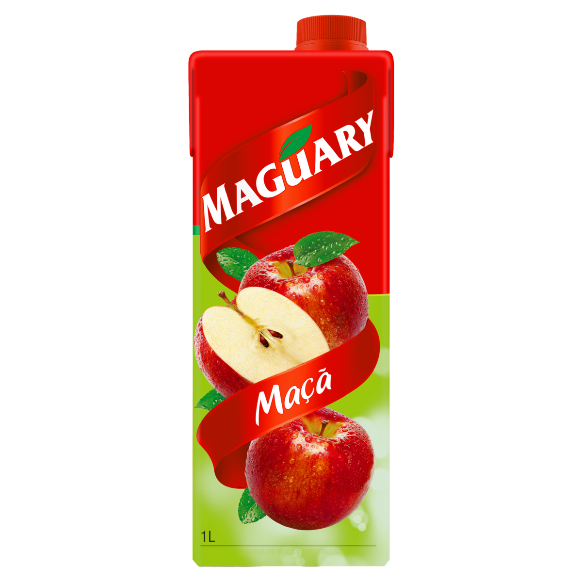 Refresco Adoçado Maçã Maguary Caixa 1L