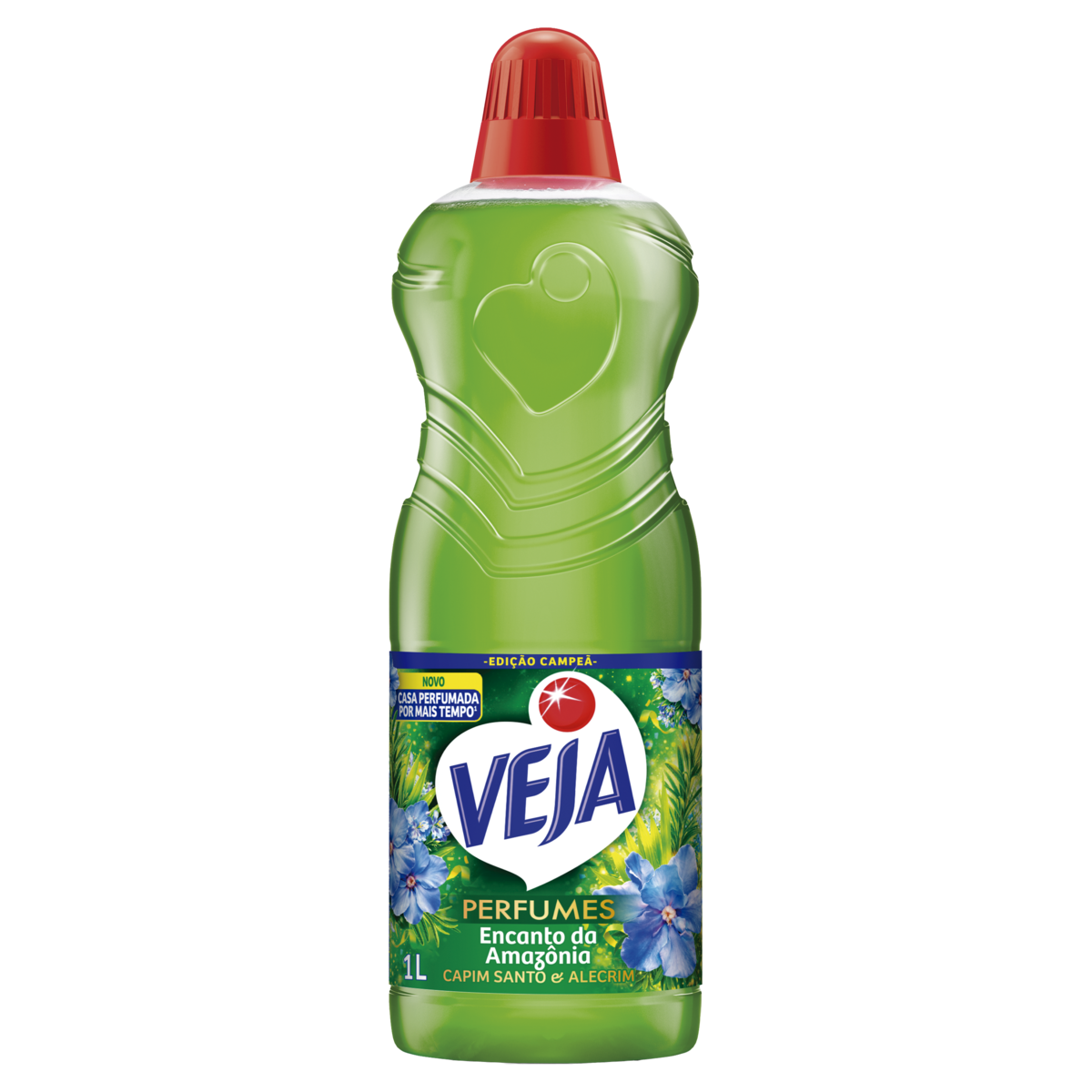 Limpador Perfumado Capim Santo e Alecrim Encanto da Amazônia Frasco Veja Perfumes 1l