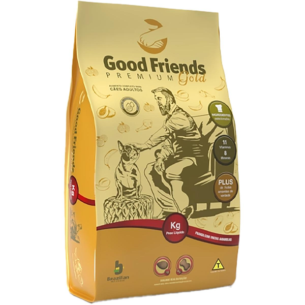 Ração Good Friends 18kg - Cães Adultos - Com Frutas